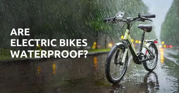 are electric bikes waterproof